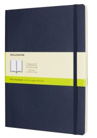 Carnet blanc très grand format souple saphir