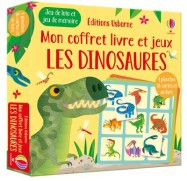 Les dinosaures ; mon coffret livre et jeux (coffret)
