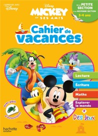 Mickey ; cahier de vacances ; de la petite section à la moyenne section