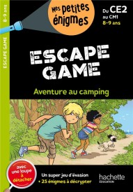 Escape game ; du CE2 au CM1 ; aventure au camping