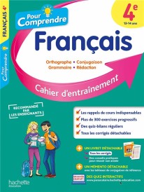 Pour comprendre tout le français : 4e ; cahier d'entraînement