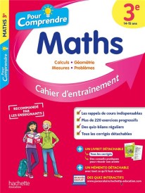Pour comprendre les maths : 3e ; cahier d'entraînement