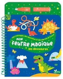 Mon feutre magique : les dinosaures (avec feutre à réservoir d'eau)