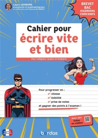 Cahier pour écrire vite et bien