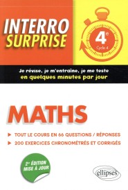 Interro surprise : mathématiques ; 4e (édition 2018)