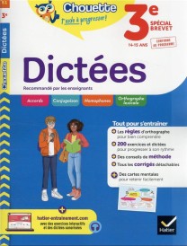 Chouette entraînement t.51 ; dictées ; 3e