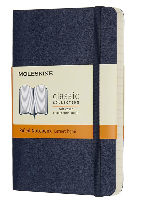 MOLESKINE Carnet ligné poche souple saphir