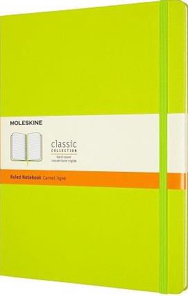 MOLESKINE Carnet Classic, couv. Vert Citron Rigide, ligné, Ft PK