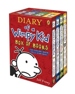 Diary of a wimpy kid box of books