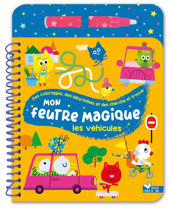 Mon feutre magique : les véhicules