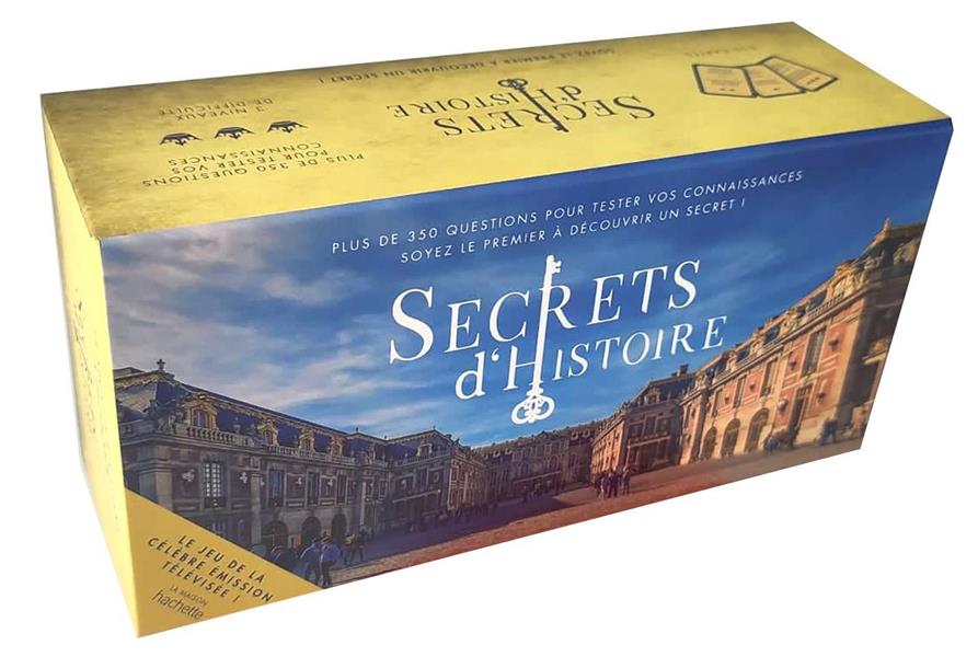Secrets d'histoire, le jeu : plus de 350 questions pour tester vos connaissances ; soyez le premier à découvrir un secret !