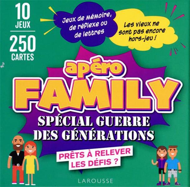 Apéro family spécial guerre des générations !