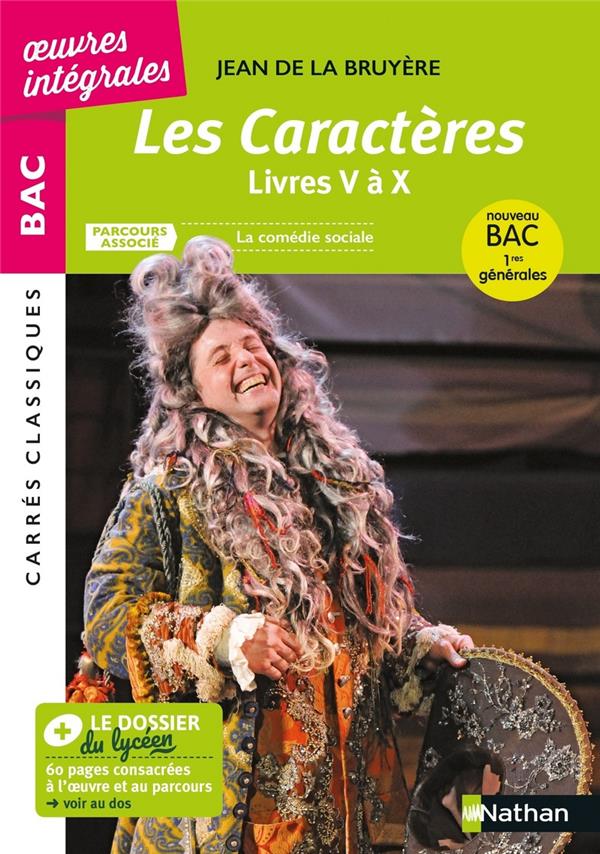 Oeuvres intégrales - bac : les caractères : livres V à X ; 1res générales (édition 2021)