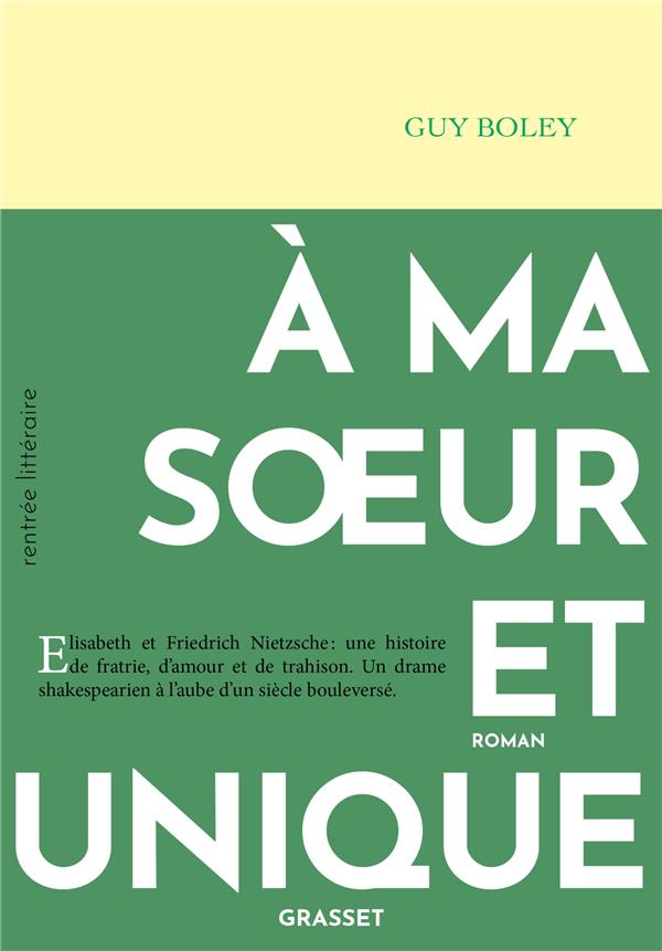 à ma soeur et unique