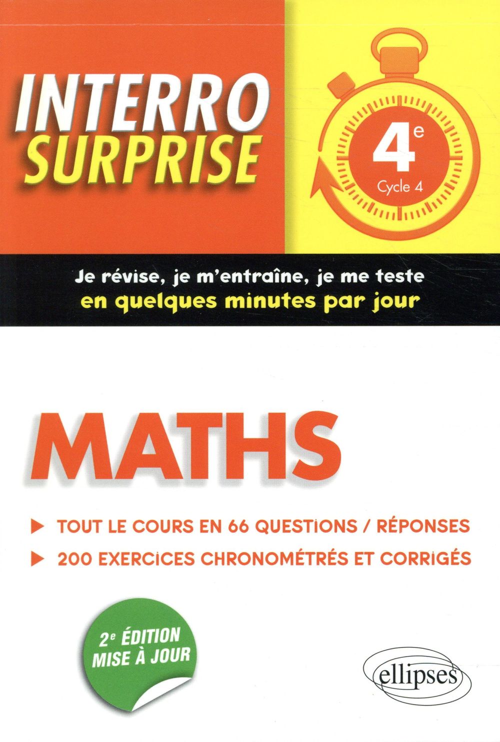 Interro surprise : mathématiques ; 4e (édition 2018)