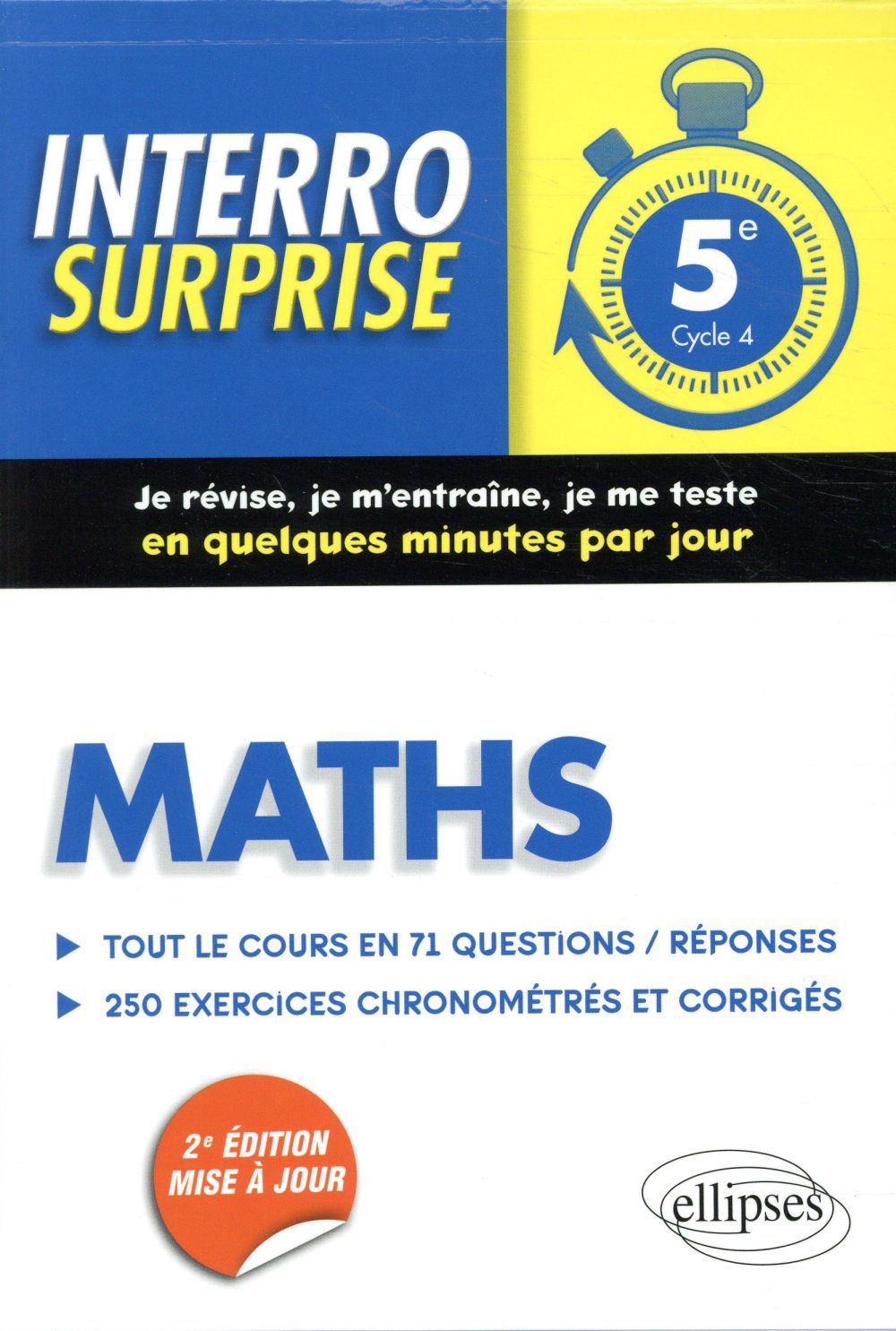 Interro surprise : mathématiques ; 5e (édition 2018)