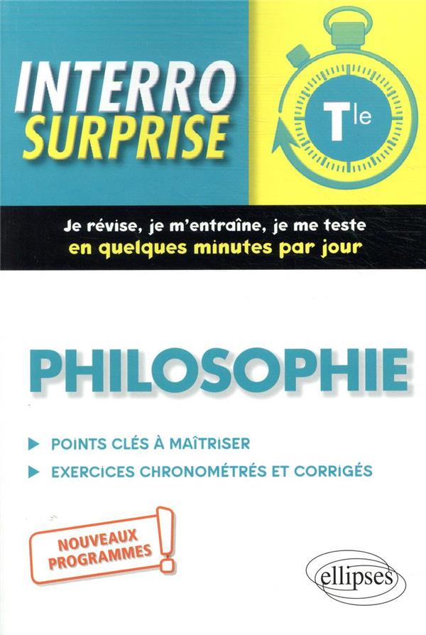 Philosophie ; terminale, nouveaux programmes.