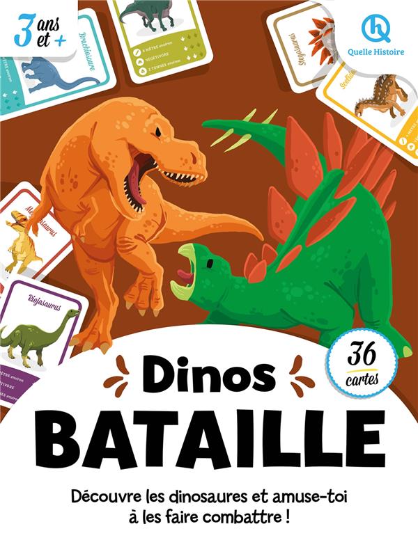 Dinos bataille : découvre les dinosaures et amuse-toi à les faire combattre !