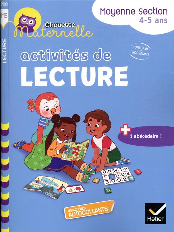 Chouette maternelle ; activités de lecture ; MS