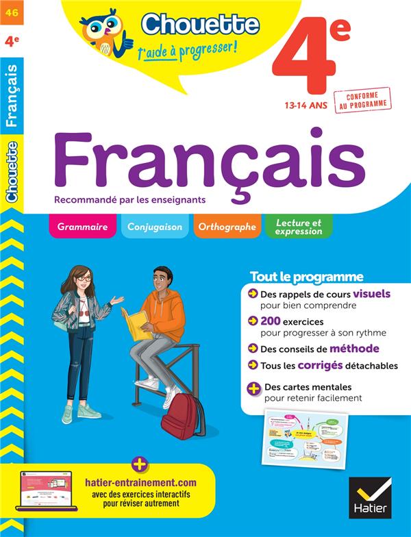Chouette entraînement t.46 ; français ; 4e