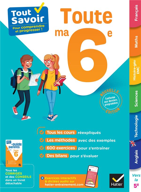 Tout savoir : toute ma 6e