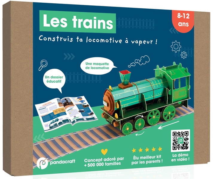 Les trains : Construis ta locomotive à vapeur !