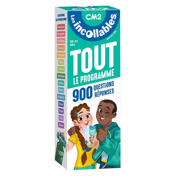 Les incollables : tout le programme ; CM2 ; 900 questions réponses