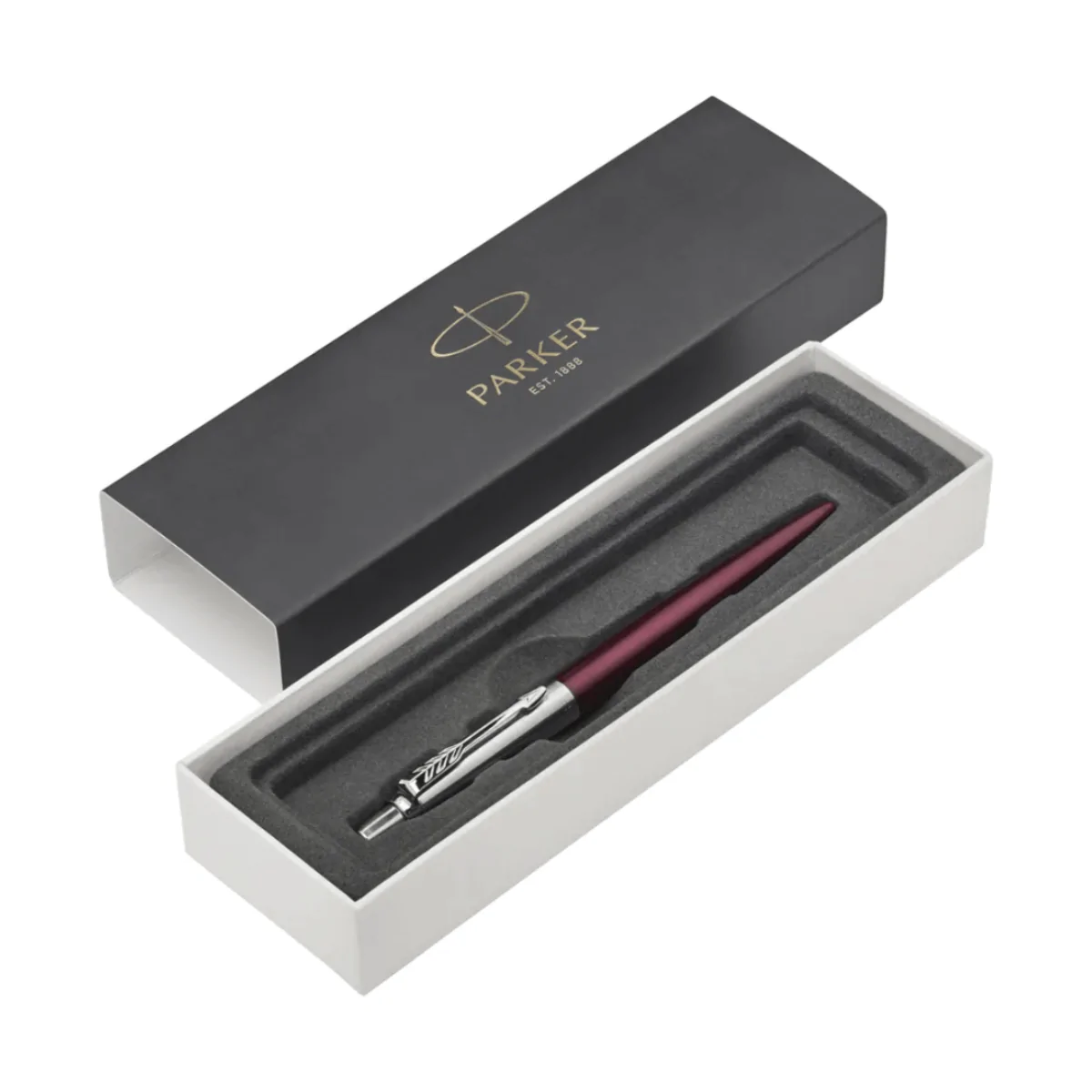 PARKER Jotter bille, Acier/Violet Porto, CT, en bte R.195319