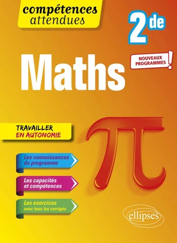 Compétences attendues : mathematiques ; 2de ; nouveaux programmes